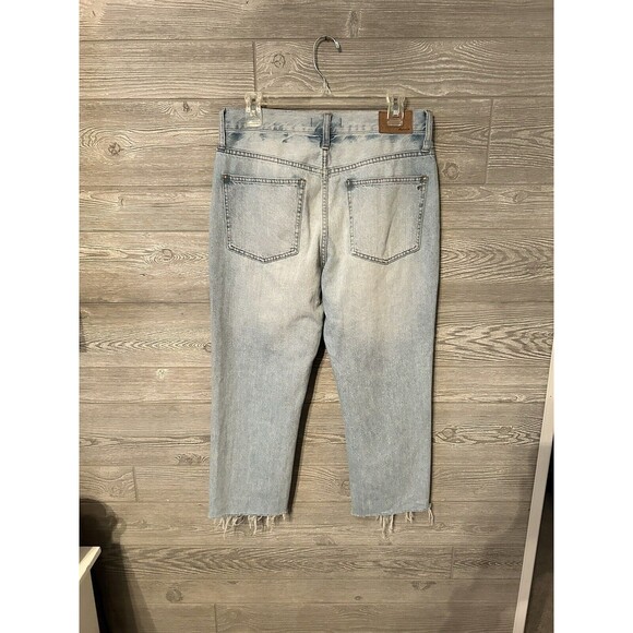 Madewell The Perfect Vintage Wide-Leg Crop Jean Raw‎ Hem Size 29 - Picture 6 of 6